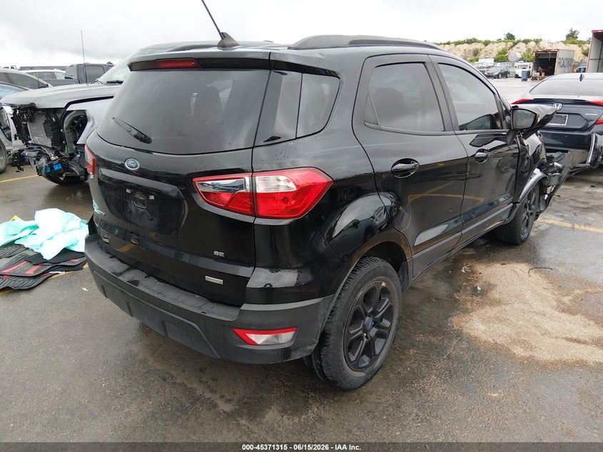 2018 Ford Ecosport VIN MAJ3P1TE5JC249857 IAAI salvage auction — FRONT END, Salvage (Texas), sold $325 on 2026-07-09 (photo 4)