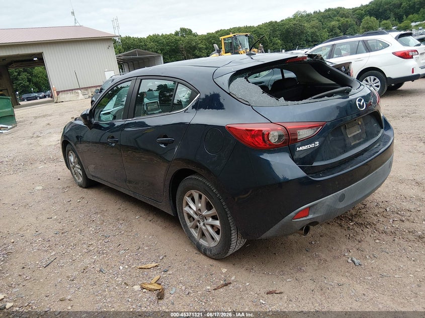 2015 Mazda 3 VIN JM1BM1L79F1232370 IAAI salvage auction — HAIL, Salvage (South Carolina), sold $1,250 on 2026-07-29 (photo 3)