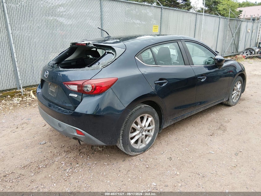 2015 Mazda 3 VIN JM1BM1L79F1232370 IAAI salvage auction — HAIL, Salvage (South Carolina), sold $1,250 on 2026-07-29 (photo 4)