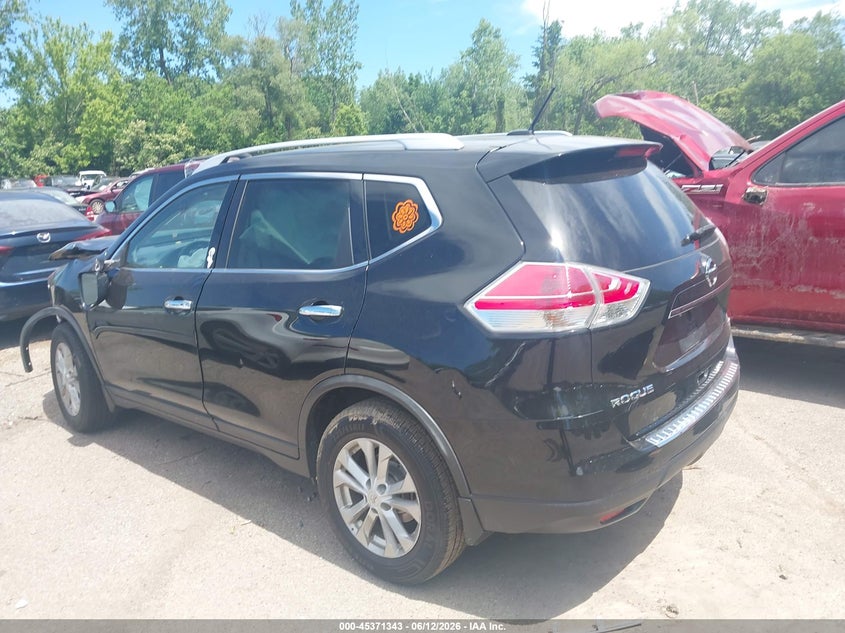 2016 Nissan Rogue VIN KNMAT2MT8GP662115 IAAI salvage auction — FRONT END, Salvage (Ohio), sold $375 on 2026-07-07 (photo 3)