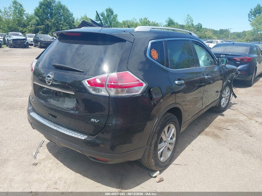 2016 Nissan Rogue VIN KNMAT2MT8GP662115 IAAI salvage auction — FRONT END, Salvage (Ohio), sold $375 on 2026-07-07 (photo 4)