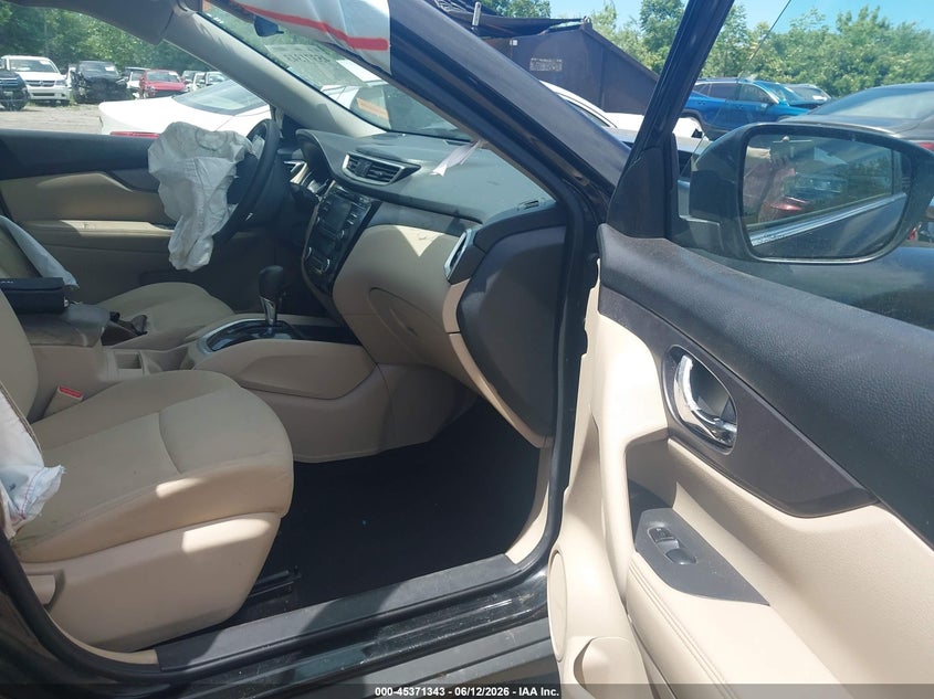 2016 Nissan Rogue VIN KNMAT2MT8GP662115 IAAI salvage auction — FRONT END, Salvage (Ohio), sold $375 on 2026-07-07 (photo 5)