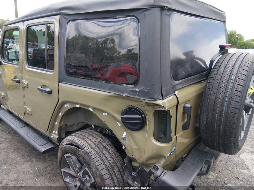2025 Jeep Grand wagoneer VIN 1C4RJXN61SW536837 IAAI salvage auction — LEFT REAR, Salvage Title, sold $17,600 on 2026-07-28 (photo 6)
