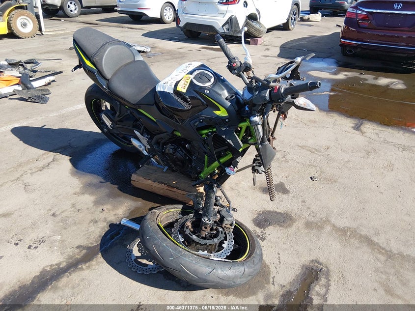 2022 Kawasaki Er VIN ML5EREL19NDA73622 IAAI salvage auction — ROLLOVER, Salvage Title, sold $225 on 2026-07-28 (photo 1)