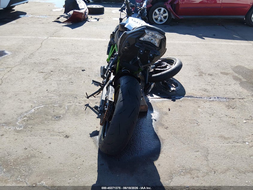 2022 Kawasaki Er VIN ML5EREL19NDA73622 IAAI salvage auction — ROLLOVER, Salvage Title, sold $225 on 2026-07-28 (photo 6)