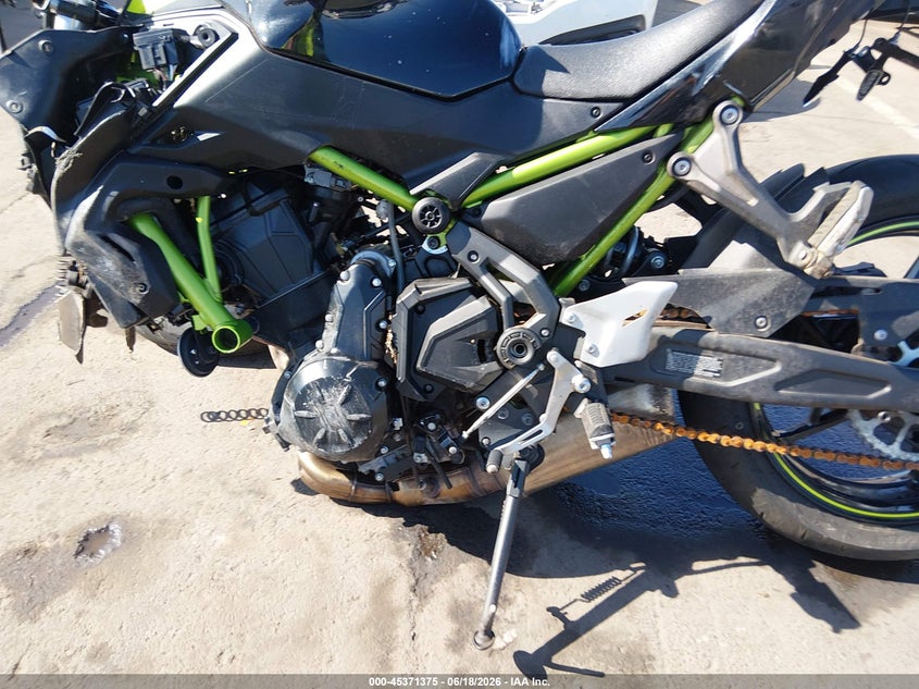 2022 Kawasaki Er VIN ML5EREL19NDA73622 IAAI salvage auction — ROLLOVER, Salvage Title, sold $225 on 2026-07-28 (photo 9)