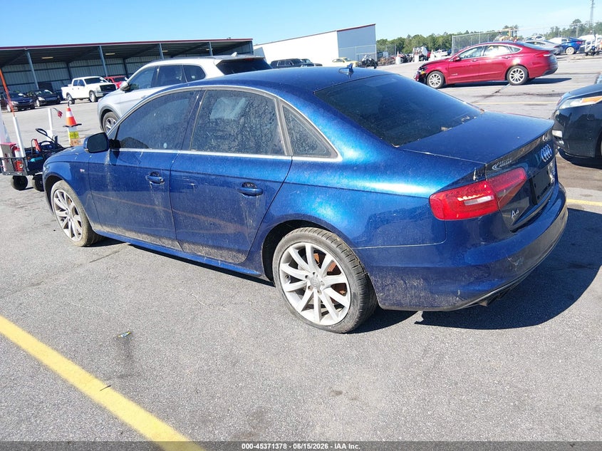 2014 Audi A4 VIN WAUBFAFL4EN019186 IAAI salvage auction — FRONT END, Clear (South Carolina), sold $350 on 2026-07-22 (photo 3)