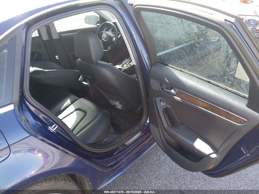 2014 Audi A4 VIN WAUBFAFL4EN019186 IAAI salvage auction — FRONT END, Clear (South Carolina), sold $350 on 2026-07-22 (photo 8)