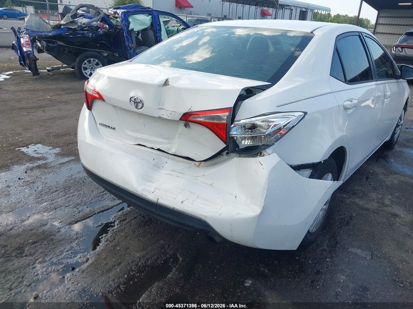 2016 Toyota Corolla VIN 5YFBURHE6GP453783 IAAI salvage auction — REAR END, Rebuildable (Florida), sold $2,275 on 2026-07-14 (photo 6)