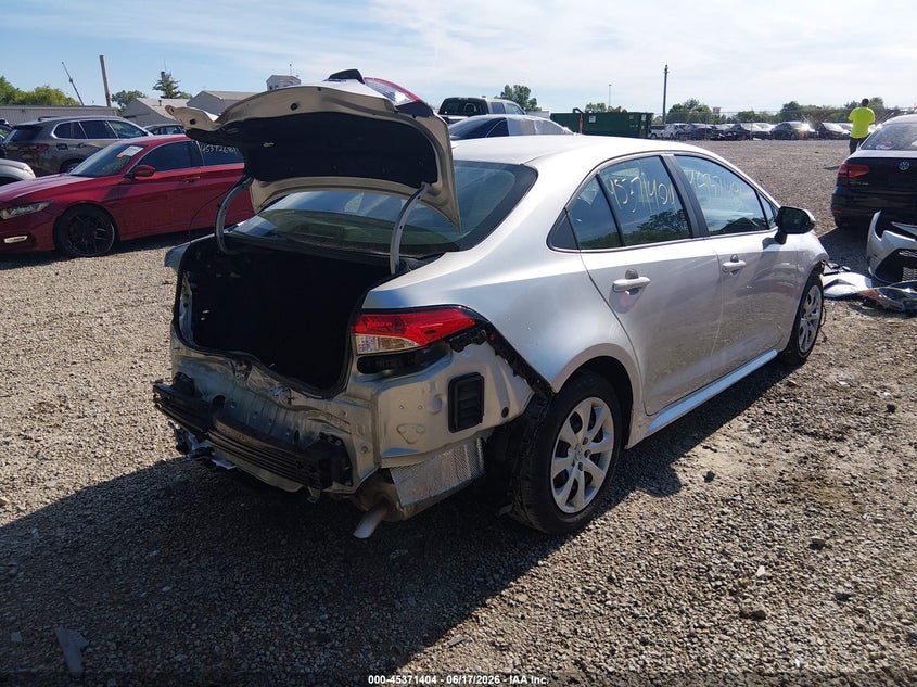 2022 Toyota Corolla VIN 5YFEPMAE9NP307991 IAAI salvage auction — REAR END, Salvage Title, sold $3,100 on 2026-07-17 (photo 4)
