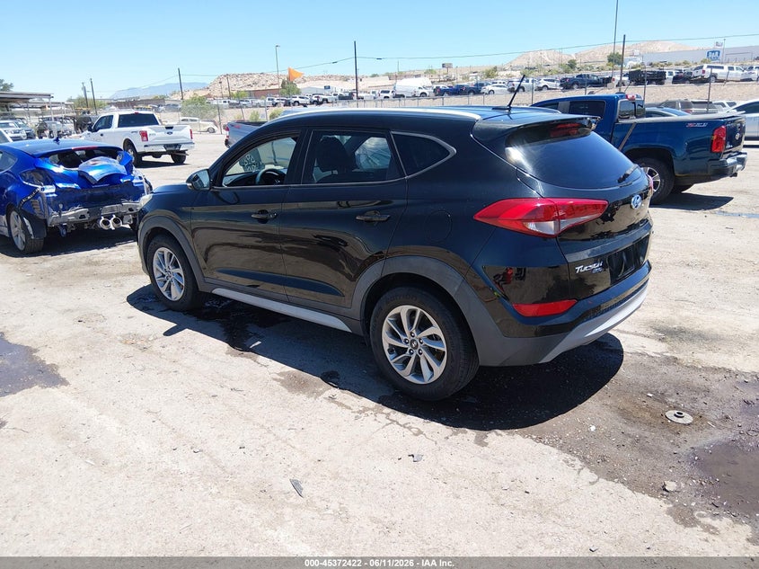2017 Hyundai Tucson VIN KM8J33A23HU551357 IAAI salvage auction — NORMAL WEAR, Clear (New Mexico), sold $3,050 on 2026-07-13 (photo 3)