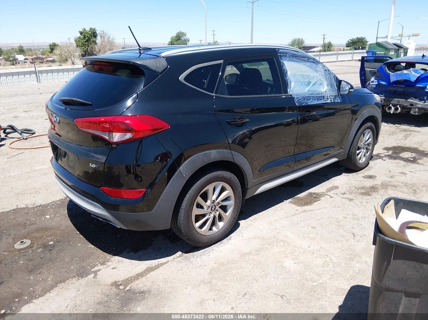 2017 Hyundai Tucson VIN KM8J33A23HU551357 IAAI salvage auction — NORMAL WEAR, Clear (New Mexico), sold $3,050 on 2026-07-13 (photo 4)