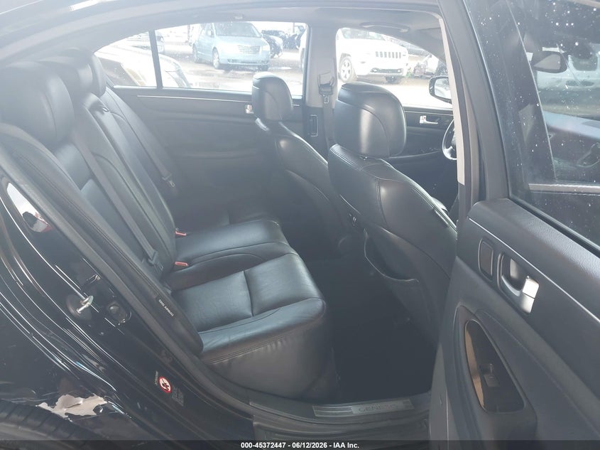 2012 Hyundai Genesis VIN KMHGC4DD4CU158893 IAAI salvage auction — RIGHT REAR, Clear (Arizona), sold $650 on 2026-07-11 (photo 8)