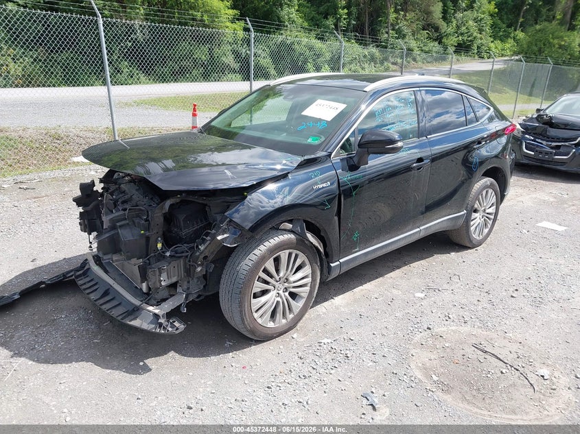 2021 Toyota Venza VIN JTEAAAAH2MJ001254 IAAI salvage auction — FRONT END, Salvage (Virginia), sold $7,100 on 2026-07-14 (photo 2)