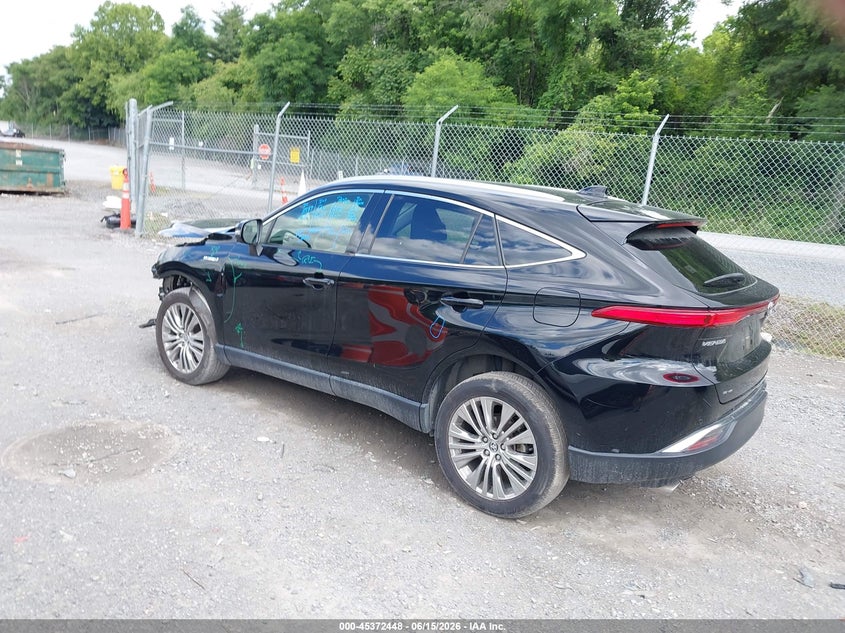 2021 Toyota Venza VIN JTEAAAAH2MJ001254 IAAI salvage auction — FRONT END, Salvage (Virginia), sold $7,100 on 2026-07-14 (photo 3)