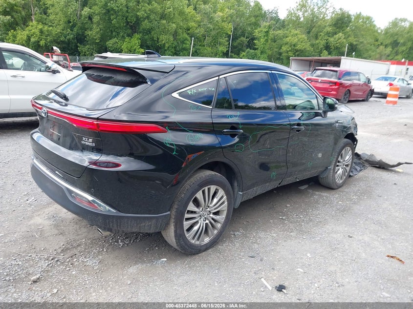 2021 Toyota Venza VIN JTEAAAAH2MJ001254 IAAI salvage auction — FRONT END, Salvage (Virginia), sold $7,100 on 2026-07-14 (photo 4)