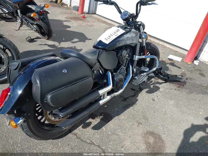 2021 Indian motorcycle co. Scout VIN 56KMSA114M3166013 IAAI salvage auction — FRONT END, Mv-907A (New York), sold $2,150 on 2026-07-09 (photo 4)