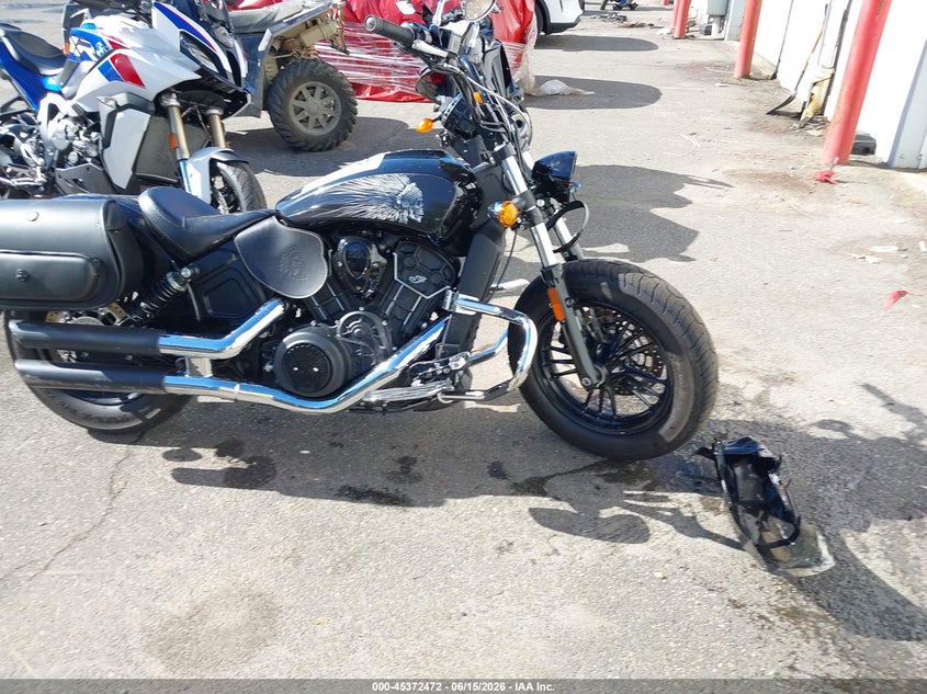2021 Indian motorcycle co. Scout VIN 56KMSA114M3166013 IAAI salvage auction — FRONT END, Mv-907A (New York), sold $2,150 on 2026-07-09 (photo 8)