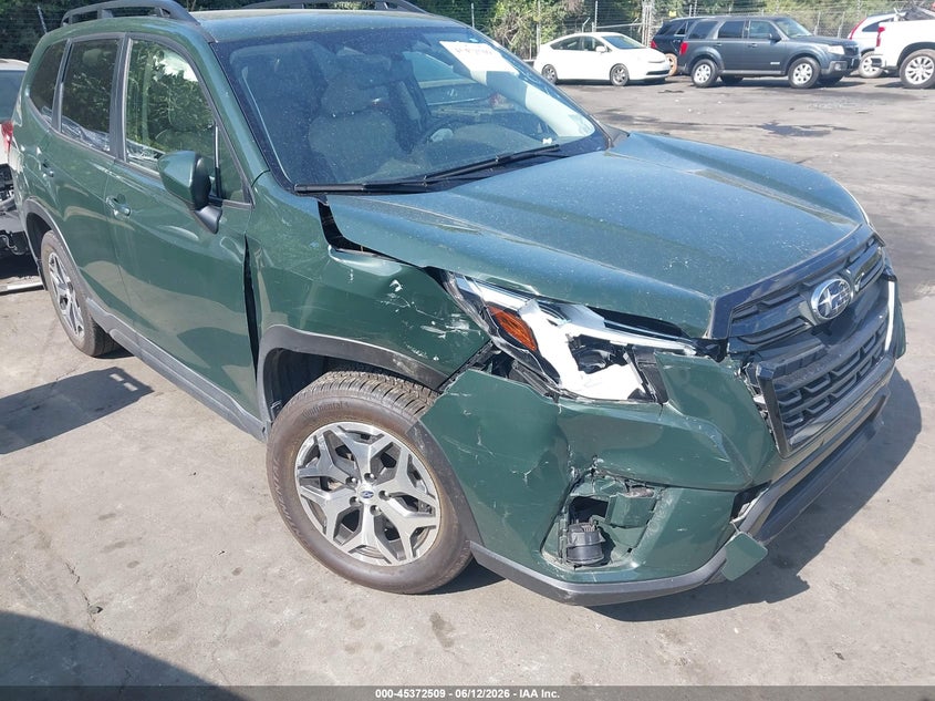 2024 Subaru Forester VIN JF2SKACC2RH488107 IAAI salvage auction — RIGHT FRONT, Salvage (North Carolina), sold $6,450 on 2026-07-12 (photo 1)