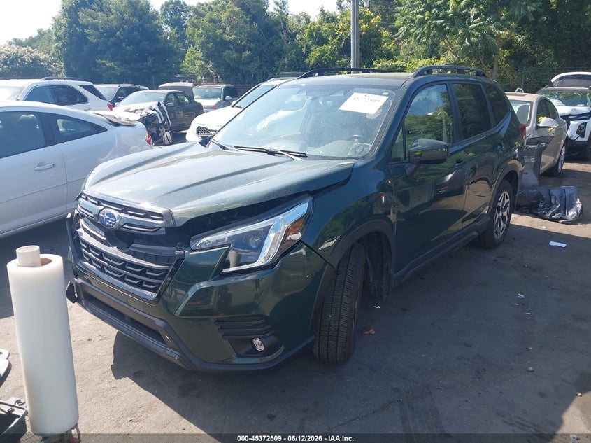 2024 Subaru Forester VIN JF2SKACC2RH488107 IAAI salvage auction — RIGHT FRONT, Salvage (North Carolina), sold $6,450 on 2026-07-12 (photo 2)