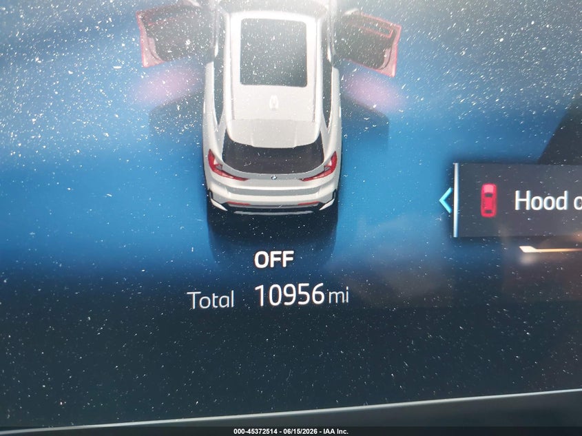 2025 BMW X1 VIN WBX73EF00S5118102 IAAI salvage auction — FRONT END, Salvage Title, sold $9,850 on 2026-08-11 (photo 7)