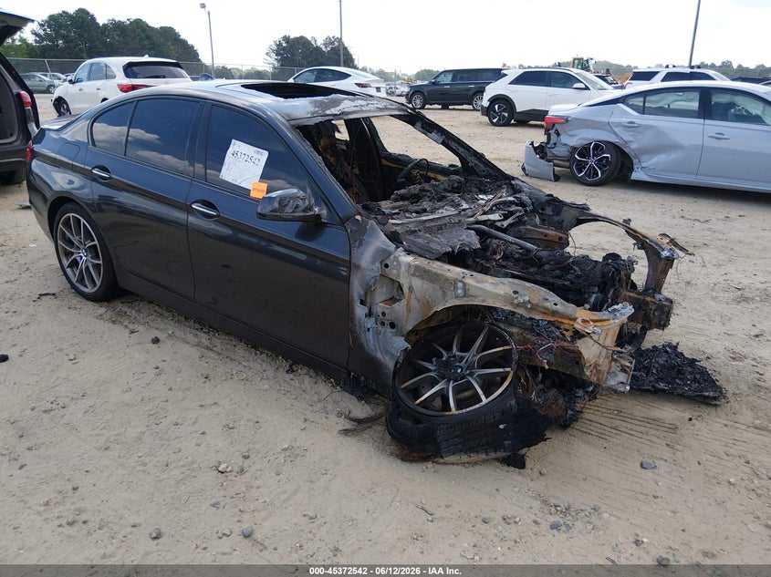 2011 BMW 5 series VIN WBAFR7C58BC606080 IAAI salvage auction — EXTERIOR BURN, Bill Of Sale (Georgia), sold $300 on 2026-07-09 (photo 1)