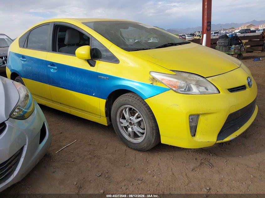 2013 Toyota Prius VIN JTDKN3DU9D0339662 IAAI salvage auction — NORMAL WEAR, Clear-Dealer Only (Arizona), sold $1,525 on 2026-07-28 (photo 1)