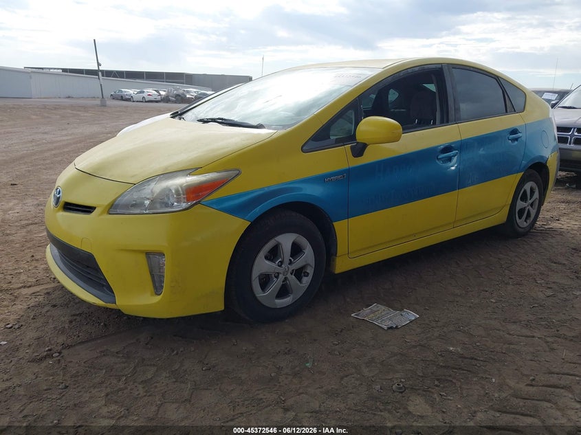 2013 Toyota Prius VIN JTDKN3DU9D0339662 IAAI salvage auction — NORMAL WEAR, Clear-Dealer Only (Arizona), sold $1,525 on 2026-07-28 (photo 2)