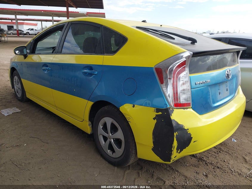 2013 Toyota Prius VIN JTDKN3DU9D0339662 IAAI salvage auction — NORMAL WEAR, Clear-Dealer Only (Arizona), sold $1,525 on 2026-07-28 (photo 3)