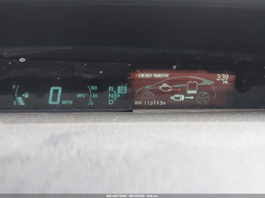 2013 Toyota Prius VIN JTDKN3DU9D0339662 IAAI salvage auction — NORMAL WEAR, Clear-Dealer Only (Arizona), sold $1,525 on 2026-07-28 (photo 7)