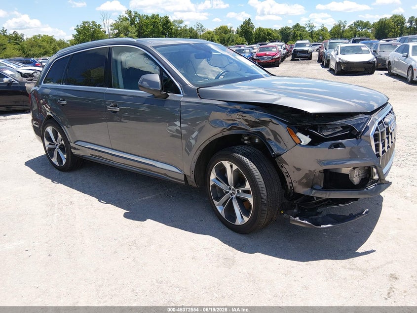 2021 Audi Q7 VIN WA1VXAF77MD011159 IAAI salvage auction — RIGHT FRONT, Salvage (Idaho), sold $13,950 on 2026-07-20 (photo 1)