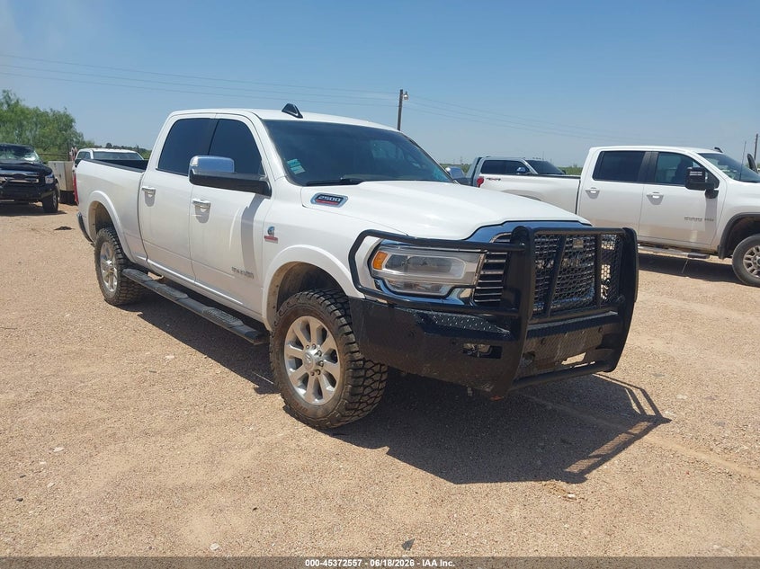 2019 Ram 2500 VIN 3C6UR5FLXKG714908 IAAI salvage auction — LEFT SIDE, Original (Texas), sold $14,400 on 2026-07-23 (photo 1)