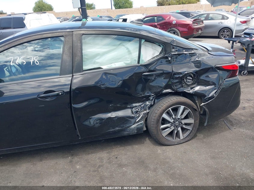 2021 Nissan Versa VIN 3N1CN8EVXML865989 IAAI salvage auction — LEFT SIDE, Salvage Title, sold $3,000 on 2026-07-17 (photo 6)