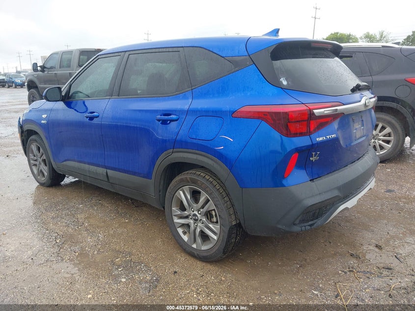 2021 Kia Seltos VIN KNDEPCAA0M7104155 IAAI salvage auction — FRONT END, Original (Texas), sold $3,750 on 2026-08-01 (photo 3)