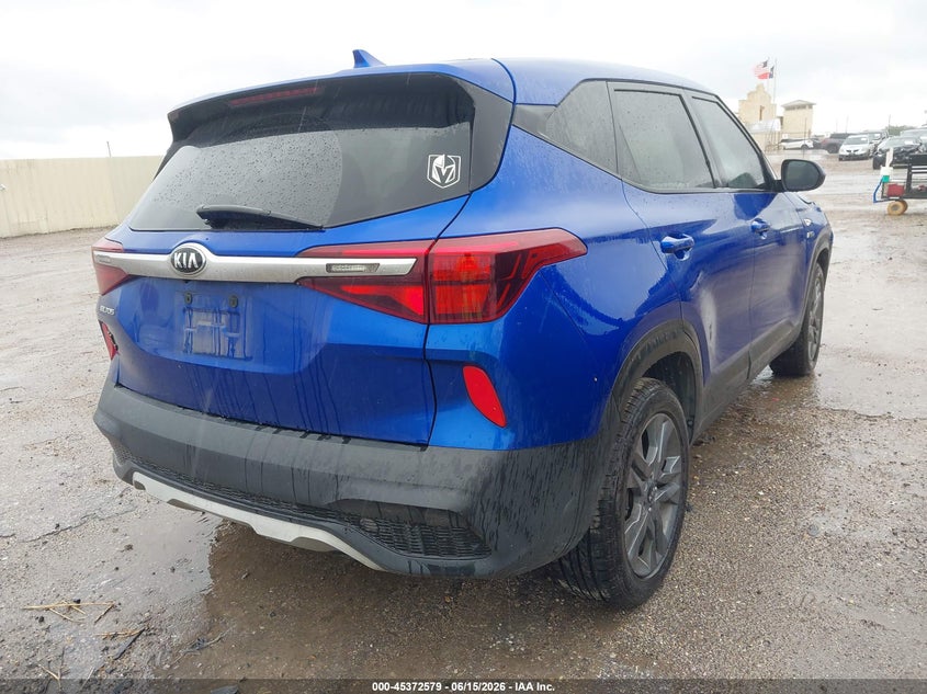 2021 Kia Seltos VIN KNDEPCAA0M7104155 IAAI salvage auction — FRONT END, Original (Texas), sold $3,750 on 2026-08-01 (photo 4)