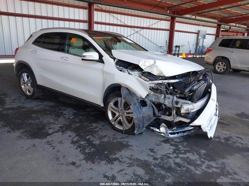 2017 Mercedes-benz VIN WDCTG4GB8HJ308508 IAAI salvage auction — FRONT END, Salvage (California), sold $1,350 on 2026-07-14 (photo 1)