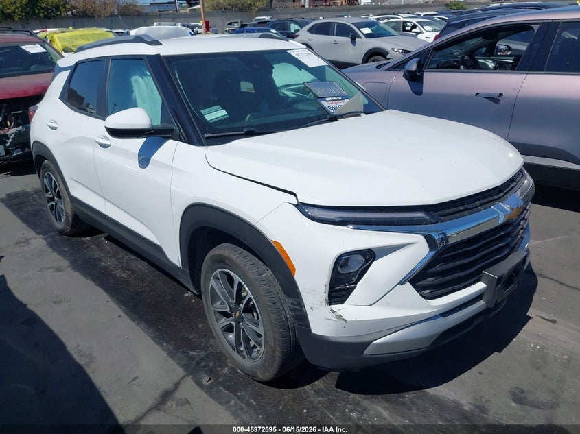 2024 Chevrolet Trailblazer VIN KL79MPSL7RB119626 IAAI salvage auction — LEFT REAR, Salvage Title, sold $3,350 on 2026-07-29 (photo 1)