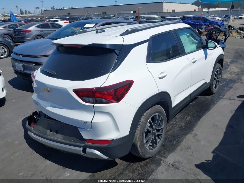 2024 Chevrolet Trailblazer VIN KL79MPSL7RB119626 IAAI salvage auction — LEFT REAR, Salvage Title, sold $3,350 on 2026-07-29 (photo 4)