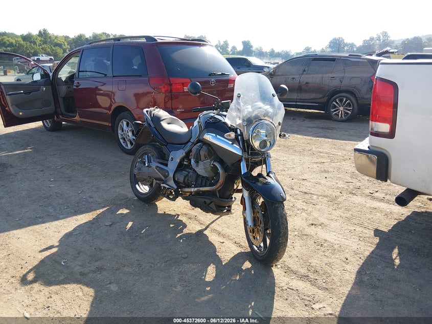 2006 Moto guzzi Breva VIN ZGULPC0056M112981 IAAI salvage auction — FRONT END, Clear (Tennessee), sold $475 on 2026-07-07 (photo 1)