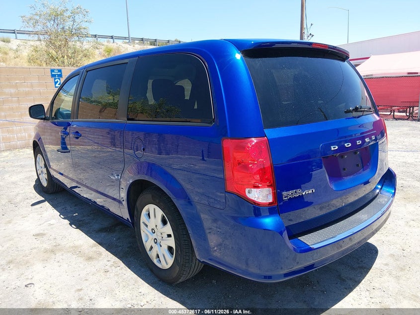 2018 Dodge Grand caravan VIN 2C4RDGBG6JR248596 IAAI salvage auction — LEFT SIDE, Sf97 (California), sold $11,100 on 2026-07-28 (photo 3)