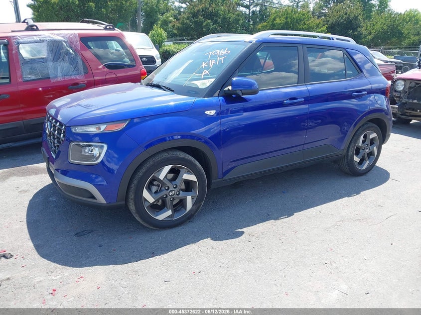 2022 Hyundai Venue VIN KMHRC8A39NU187966 IAAI salvage auction — RIGHT FRONT, Salvage (North Carolina), sold $4,775 on 2026-07-20 (photo 2)