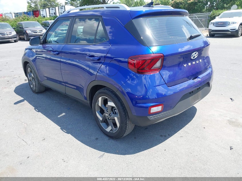 2022 Hyundai Venue VIN KMHRC8A39NU187966 IAAI salvage auction — RIGHT FRONT, Salvage (North Carolina), sold $4,775 on 2026-07-20 (photo 3)