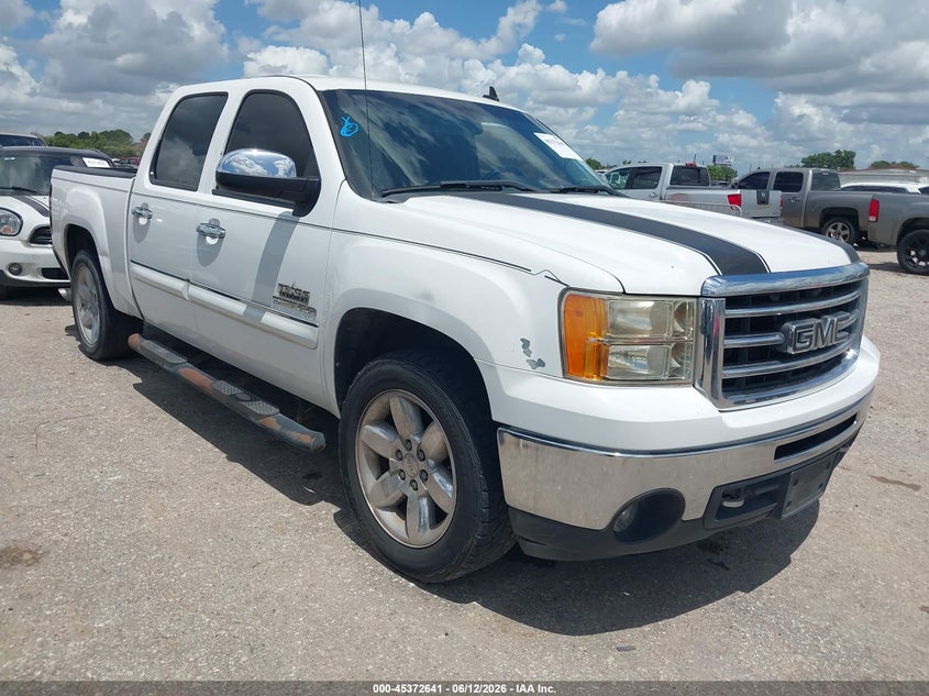 2013 Gmc Sierra 1500 VIN 3GTP1VE06DG171290 IAAI salvage auction — FRONT END, Original (Texas), sold $1,050 on 2026-07-08 (photo 1)
