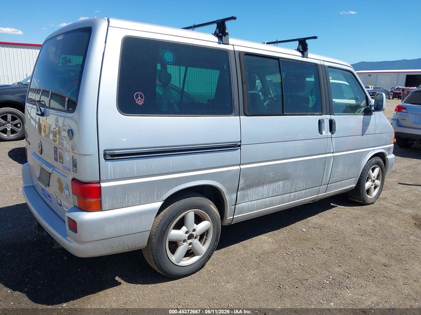 2003 Volkswagen Eurovan VIN WV2MB47013H034643 IAAI salvage auction — NORMAL WEAR, Release Of Interest (Washington), sold $775 on 2026-07-21 (photo 4)
