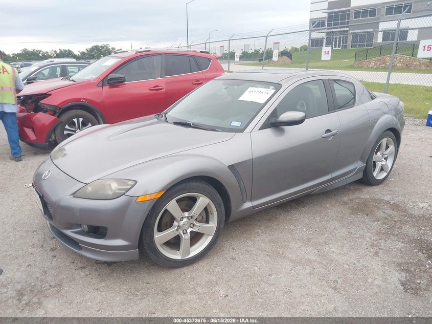 2004 Mazda Rx-8 VIN JM1FE17N240140639 IAAI salvage auction — WATER/FLOOD, Salvage (Texas), sold $25 on 2026-07-28 (photo 2)