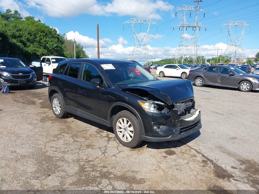2013 Mazda Cx-5 VIN JM3KE4CE7D0156977 IAAI salvage auction — ENGINE DAMAGE, Salvage Title, sold $1,700 on 2026-07-17 (photo 1)