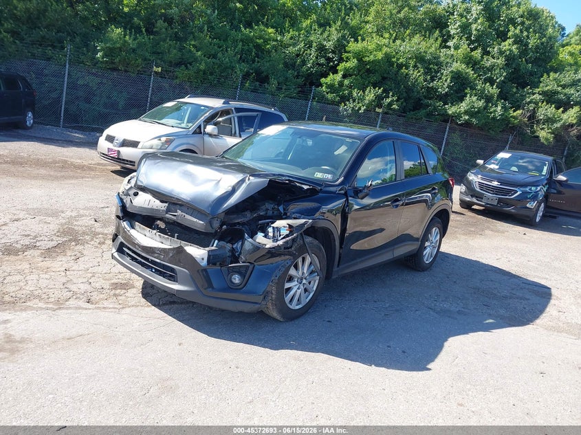 2013 Mazda Cx-5 VIN JM3KE4CE7D0156977 IAAI salvage auction — ENGINE DAMAGE, Salvage Title, sold $1,700 on 2026-07-17 (photo 2)
