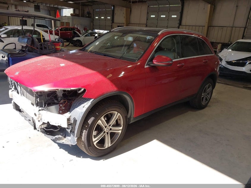 2019 Mercedes-benz Glc VIN WDC0G4JB0KF641887 IAAI salvage auction — FRONT END, Salvage (North Carolina), sold $6,100 on 2026-07-23 (photo 2)