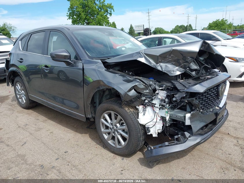 2025 Mazda Cx-5 VIN JM3KFBCL2S0628077 IAAI salvage auction — FRONT & REAR, Salvage - 75% Or Less (Maryland), sold $2,000 on 2026-07-30 (photo 1)