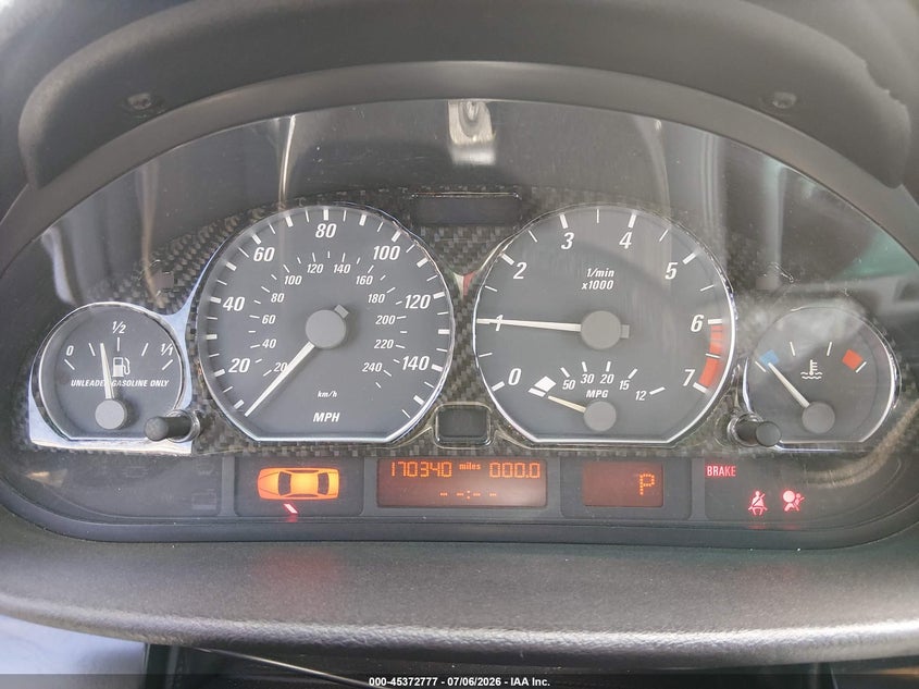 2001 BMW 3 series VIN WBABS53441JU81250 IAAI salvage auction — LEFT SIDE, Salvage (California), sold $425 on 2026-07-13 (photo 7)